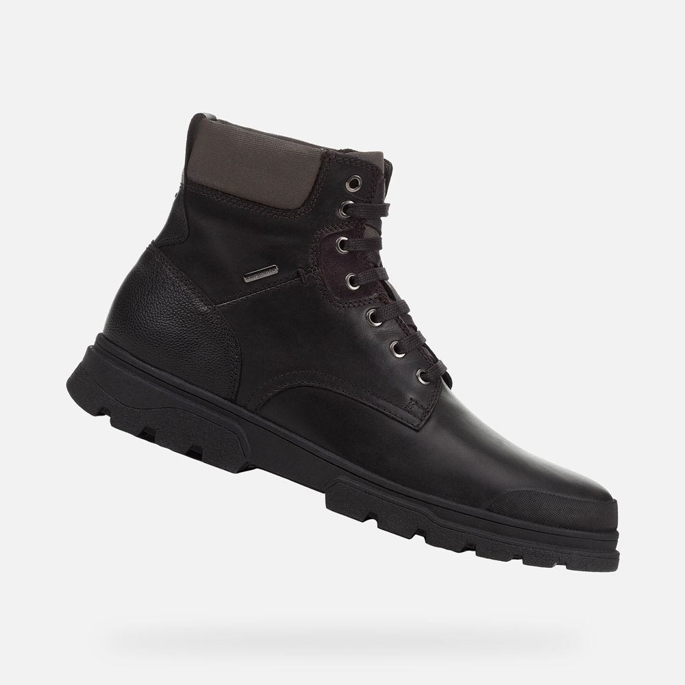 Geox Erkek Bot Siyah - Clintfordb Abx - TKJ-012769